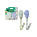 Tommee Tippee Closer to Nature Soother x2 Holder, Yellow & Green - Tommee Tippee