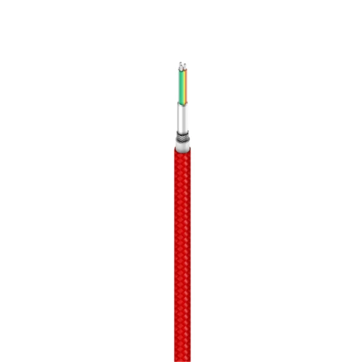 كابل USB Type C مضفر من  بطول 100 سم (أحمر) - شاومي - Image 3