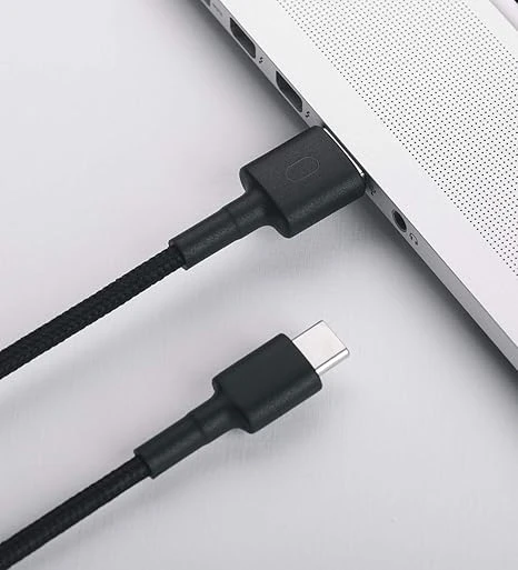 كابل USB Type-C من شاومي بطول 100 سم، أسود كابل USB Type-C من شاومي بطول 100 سم، أسود