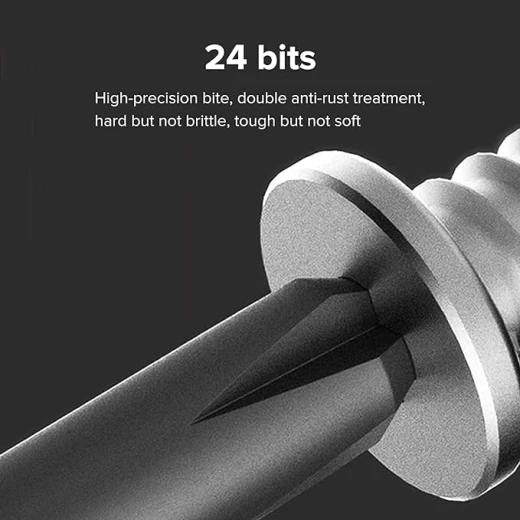مجموعة مفكات براغي دقيقة من Xiaomi، مجموعة مكونة من 24 بت مفك مغناطيسي، مجموعة أدوات مفك براغي جيبية، مجموعة مفكات براغي صغيرة، مجموعة أدوات إصلاح للإلكترونيات - شاومي - Image 4
