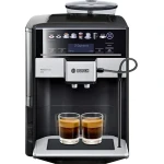 ماكينة القهوة الأوتوماتيكية بوش TIS65429RW Verocup 300، مصنوعة من الفولاذ المقاوم للصدأ/أسود - بوش