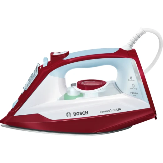 BOSCH Steam Iron Shot of steam 150 gr 2400W Red + White TDA3024010 BOSCH Steam Iron Shot of steam 150 gr 2400W Red + White TDA3024010