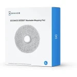 وسادات تنظيف قابلة للغسل من إيكوفاكس - 4 قطع لكل عبوة لروبوت المكنسة والممسحة DEEBOT X2 Omni / T20 Omni / T10 Omni / X1 Omni / X1 Turbo، باللون الرمادي - ايكوفاكس
