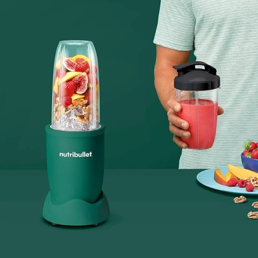 NutriBullet NB9-1301AFG Pro 13 قطع باللون الأخضر الغامق غير اللامع، 900 واط - نوتري بوليت - Image 3
