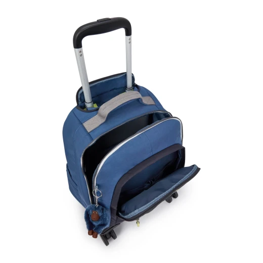 Kipling Large Wheeled Backpack (With Laptop Protection) Unisex Fantasy Blue - Kipling - Image 5