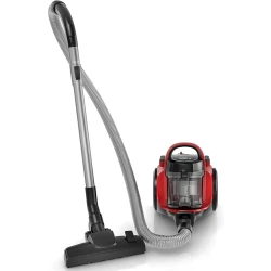 Bosch Series 2 Bagless Vacuum Cleaner BGC05AAA2 – Ultra Compact and Light Weight Vacuum Cleaner with Washable Hygienic Filter and High Suction Performance – Colour: Red [Energy Class A]