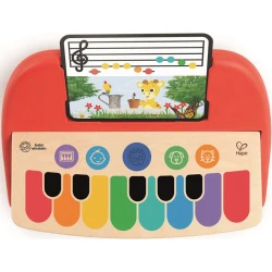 Hape Mini Playful Piano Musical Instrument Red