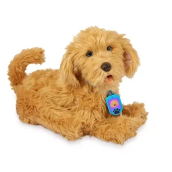 Sky Rocket My Fuzzy Friend Moji Interactive Labradoodle - Plush Interactive Dog Toy for Boys and Girls, Loveable and Lifelike Companion Pet