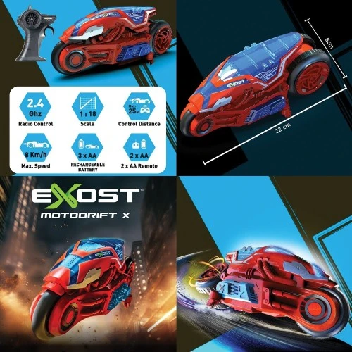 Exost Motordrift X Remote Control Stunt Bike - exost - Image 2