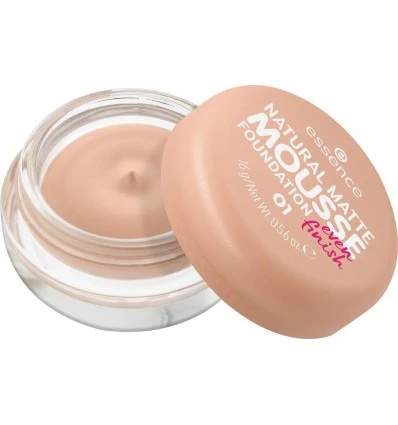 Essence Natural Matte Mousse Foundation 01 Nude 16g - Essence - Image 2