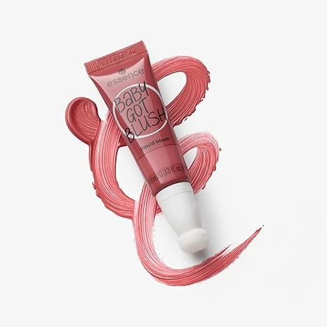 Essence Baby Got Blush Liquid Blush 20 Blushin Berry for Cheeks with Sponge Applicator 10ml - Essence - Image 4