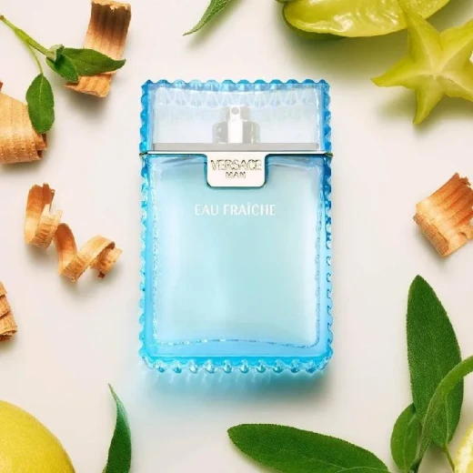Versace Man Eau Fraiche Cologne 100ml for Men: Invigorating Citrus Aquatic Summer Fragrance - Versace - Image 2