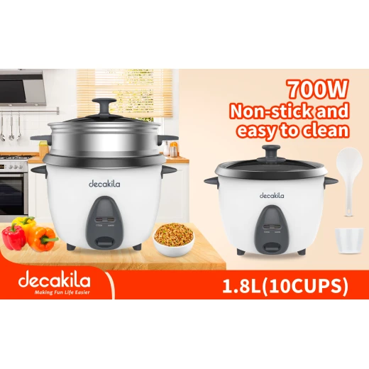 طباخ أرز ديكايلا 1.8 لتر 700 واط Keer034w - ديكاكيلا - Image 2