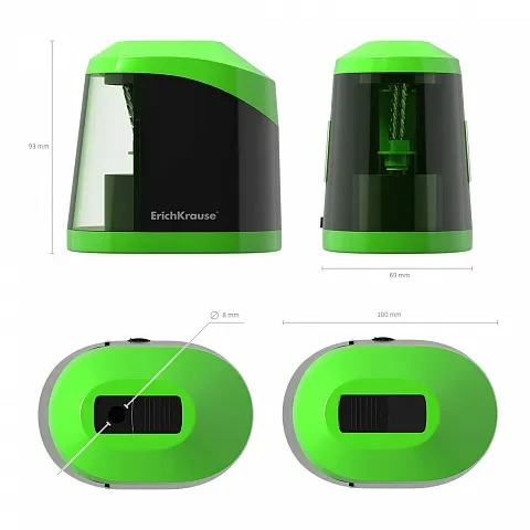 مبراة كهربائية حلزونية مع حاوية الوان متنوعة من إريش كراوس - إريش كراوس - Image 2