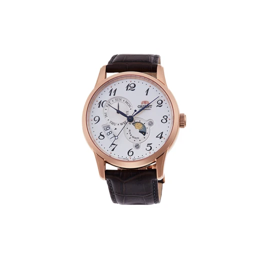 ساعة كلاسيكية ميكانيكية، حزام جلدي من اوريانت ساعة كلاسيكية ميكانيكية، حزام جلدي من اوريانت