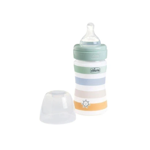 Chicco Well Being Bottle Anti-Colic System Slow Flow 150Ml 0M+ Green - Chicco - Image 3