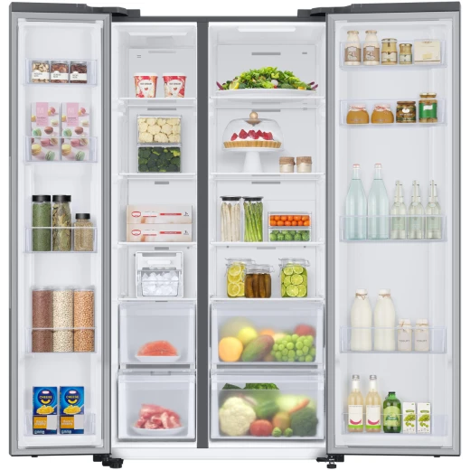 ثلاجة سامسونج جنبًا إلى جنب | RS66A8100S9/LV | 641 لتر | فضي - سامسونج - Image 7