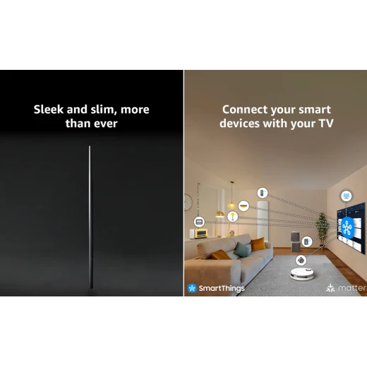 تلفزيون 4K Ultra HD Smart QLED مقاس 55 بوصة من سامسونج - سامسونج - Image 3