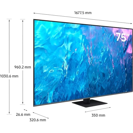 تلفزيون ذكي QLED 4K مقاس 75 بوصة من ساسمونج - سامسونج - Image 2