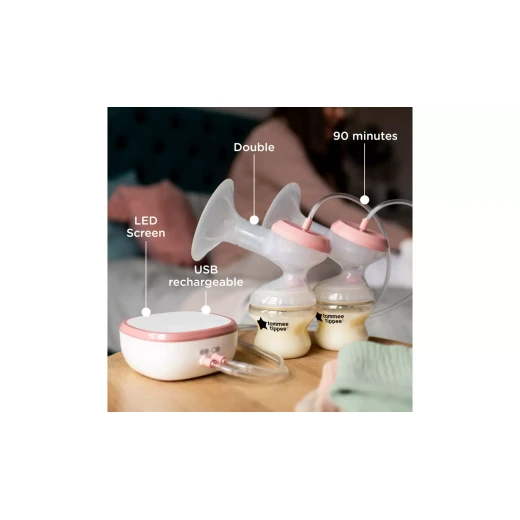 Tommee Tippee Made for Me Double Electric Breast Pump - Tommee Tippee - Image 4