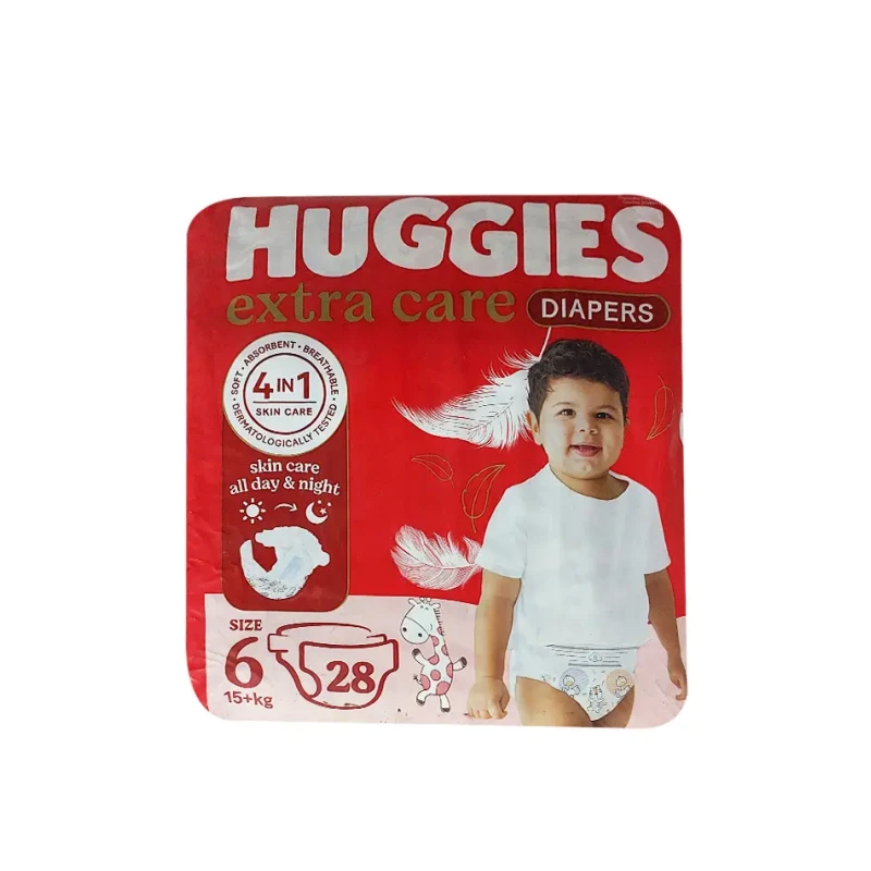 حفاضات مقاس 6 (15+KG) *28 من هاجيز - هجيز