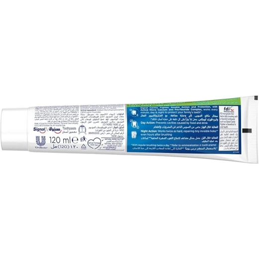 Signal Toothpaste Natural Apple Flavor, 120ml - Signal - Image 2