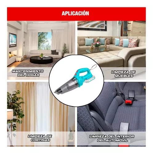طقم مكنسة مع بلور شحن 20 فولت - توتال - Image 3