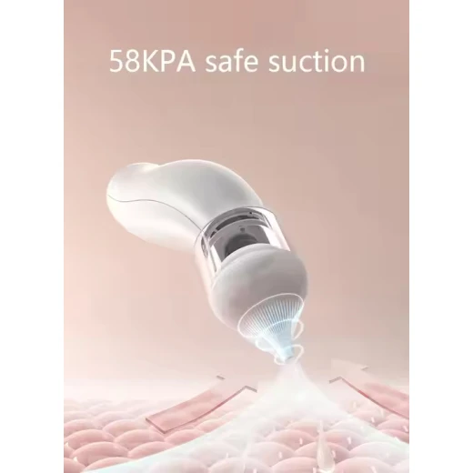منظف ​​أنف الطفل يوها - شفاط أنف كهربائي - 3 مستويات شفط - رأس شفط 2 و3 مم - من يوها USB - من 0 شهر - يوها - Image 3
