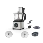 Shark Food Processor SHY-800FP – 1000W, 3.5L Capacity, Powerful Multi-Function Processor for Chopping, Slicing, Grating, and Mixing, Easy to Clean, Durable Design, Ideal for Efficient Kitchen Prep - Shark