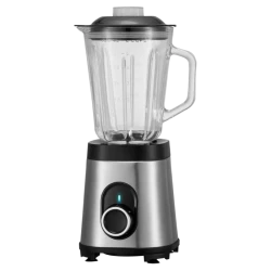 Shark Glass Blender 550W – Silver, 1.5L Capacity, Powerful Motor for Smooth Blending, Durable Glass Jar, Multiple Speeds, Easy to Clean, Ideal for Smoothies, Soups, and Everyday Kitchen Use