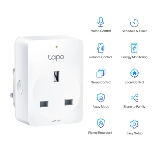 قابس ذكي صغير Tapo P110 -Link مع واي فاي ورصد الطاقة - تابو - Image 3