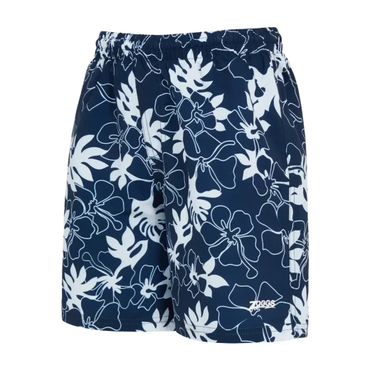 Zoggs Boys Lightweight Water Shorts 15 Inch with Back Pocket Comfortable Swim Trunks for Boys