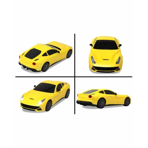 Remote Control car with Battery, Plastic Realistic & Classy Modern Design High Speed Rechargeable Remote Control Racing Car, RC Vehicle Toy for Kids - R/C Cars - Image 2