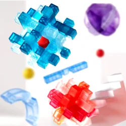 Mideer - Neon Space 3D Tangram Blocks - Pillar 24
