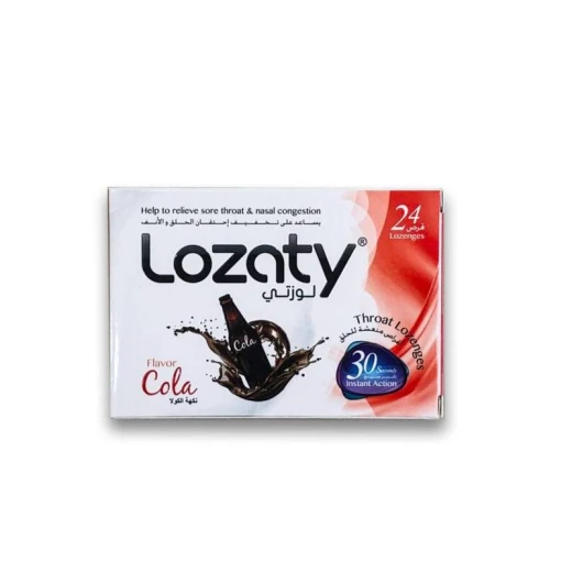Lozaty Cola Flavour Lozenges, 24 pieces