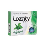 Lozaty Peppermint Flavour Lozenges, 24 pieces - lozaty