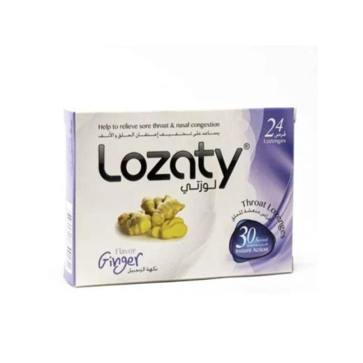 Lozaty Ginger Flavour Lozenges, 24 Pieces - lozaty - Image 3