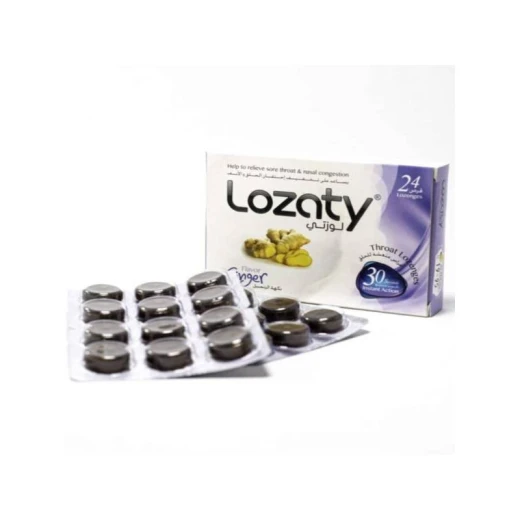 Lozaty Ginger Flavour Lozenges, 24 Pieces - lozaty - Image 2