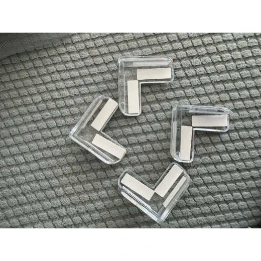 طقم 4 قطع من وسائد PVC بلاستيكية مضادة للتصادم، وسائد حديثة للحد من التصادمات في المنزل - Image 5