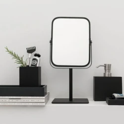 Aquanova Moon 2X Magnifying Mirror - Black