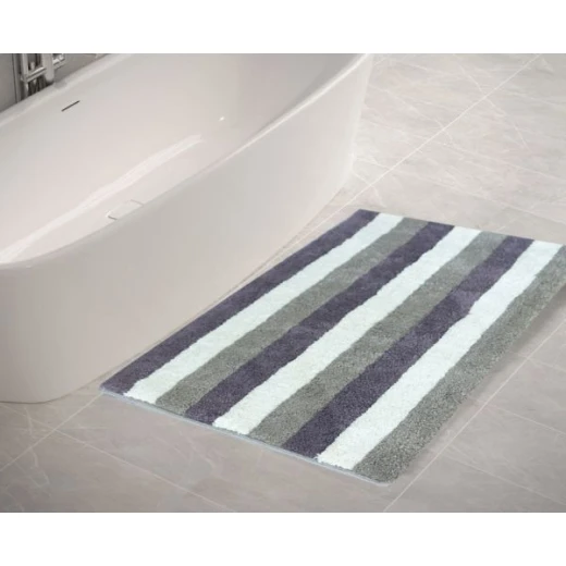 Saniflor Tratto 55x120cm Bath Rug - Brown