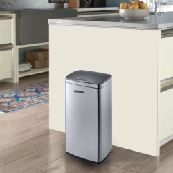 ARMN Tramontina 25L Steel Sensor Waste Bin - Silver