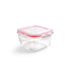 Ibili 1000ml Glass Food Container - Red