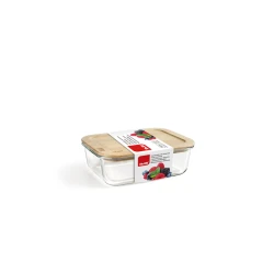 Ibili 650ml Food Container with Bamboo Lid