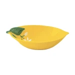زبدية 22*16 سم من Easy Life Fleurs et Citrons - أصفر - ايزي  لايف
