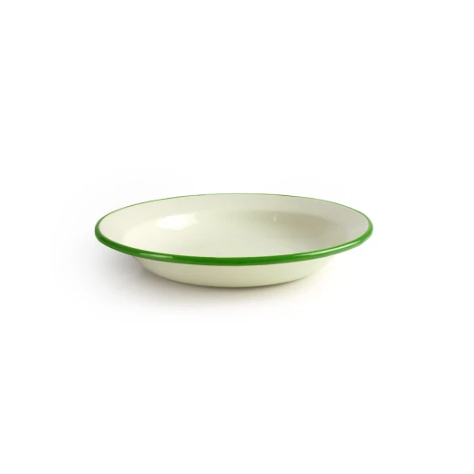 Ibili Vintage Musgo 28cm Dish - White & Green Ibili Vintage Musgo 28cm Dish - White & Green