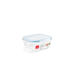 Ibili Air-Vent 320ml Glass Food Container - Blue