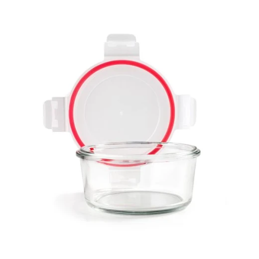 حافظة طعام زجاج 370 مل من Ibili Lunch-Away - أحمر - ابيلي - Image 2