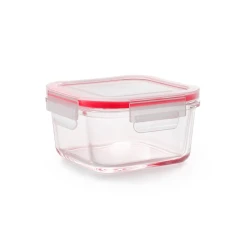 Ibili Lunch-Away 750ml Glass Food Container - Red