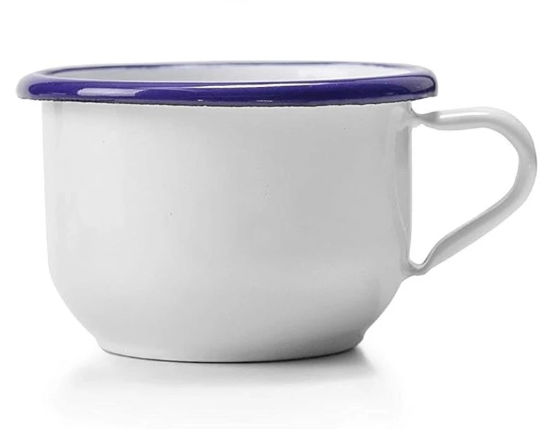 كوب قطر 8 سم من Ibili Blanca - أبيض وأزرق - ابيلي